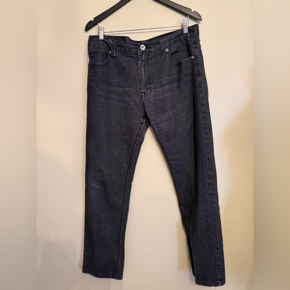 Southpole "Flex The Movement" Faux Selvedge Denim Jeans Grey/Black 34x32